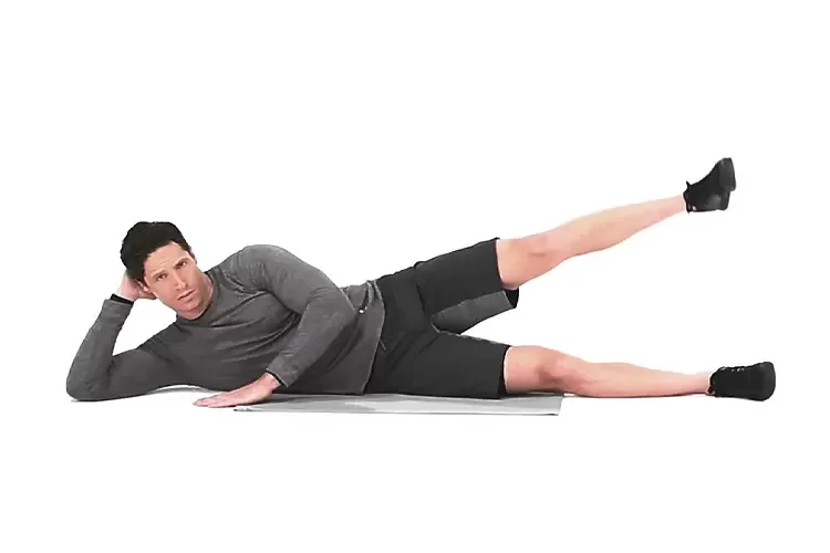 تمرین درمانی Side leg lift | تمرینات درمانی سندروم پیریفورمیس